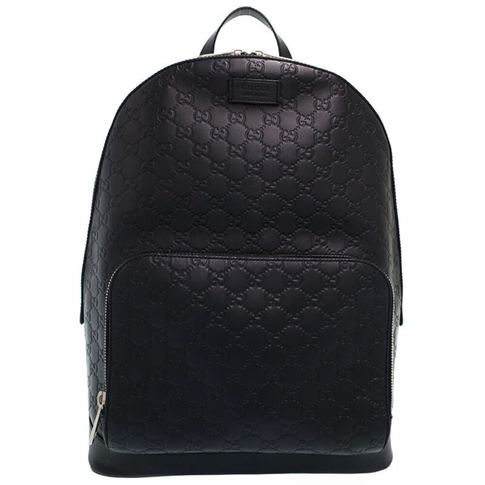 GUCCI Guccissima Signature Leather Backpack Black